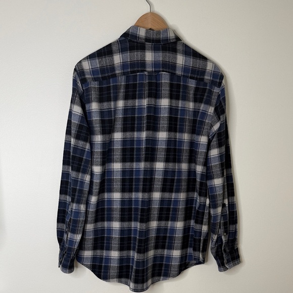 EDDIE BAUER Flannel Plaid Button Down Shirt - Picture 4 of 6